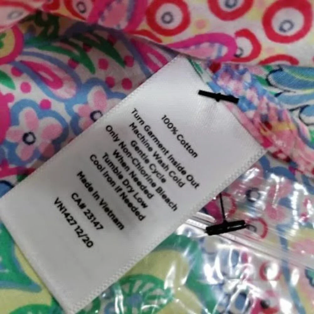 NEW Talbots Dreamy Paisley Print Classic Cotton Button Up Shirt Women's Size XS - Picture 6 of 9